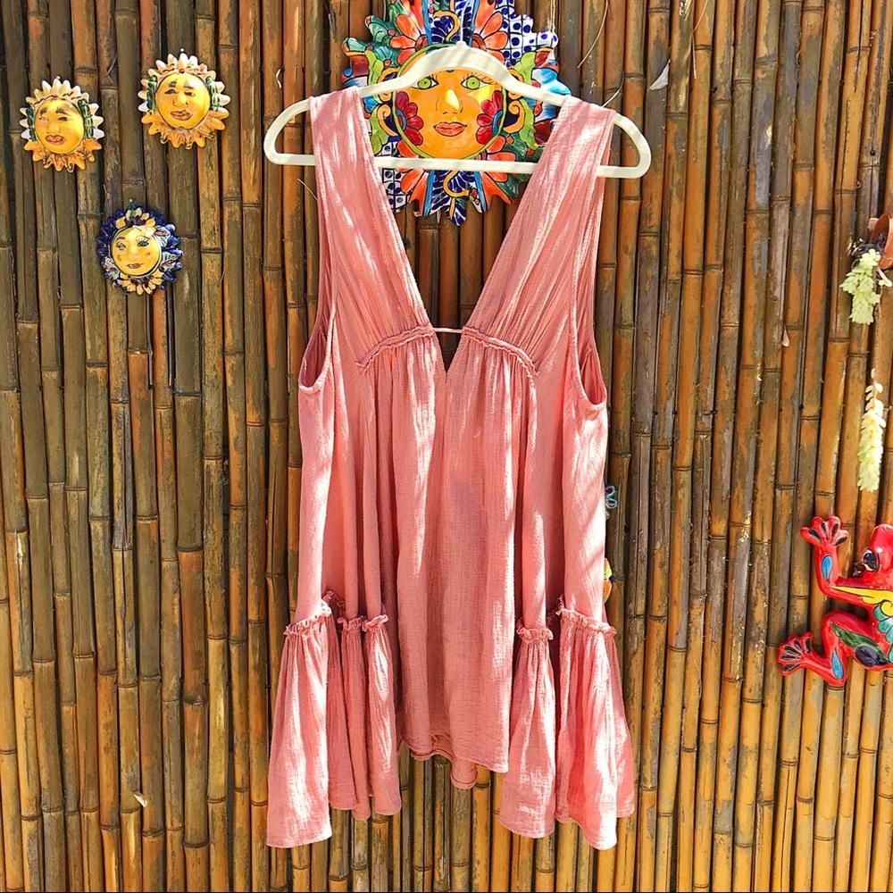 Blush V Adjustable Dress